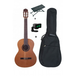 Pack Prodipe PRIMERA 4/4 - Guitare Classique + housse + accordeur + repose pied