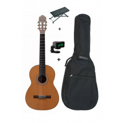 Pack Prodipe PRIMERA 3/4 - Guitare Classique + housse + accordeur + repose pied