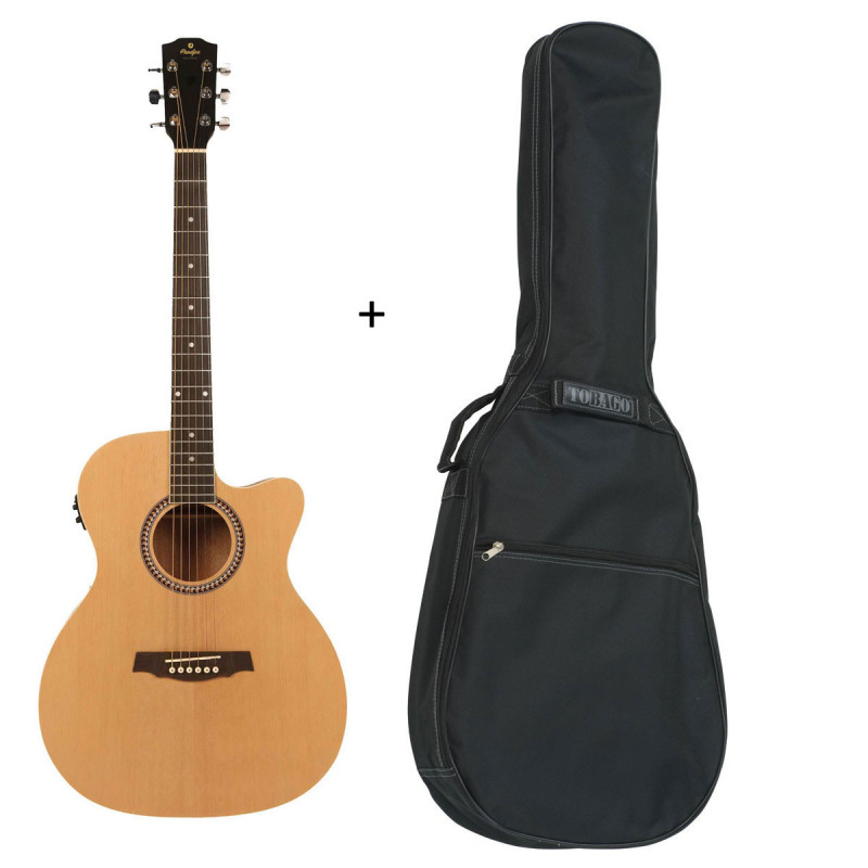 Pack Prodipe SA25 CEQ - Guitare électro-acoustique Auditorium + Housse