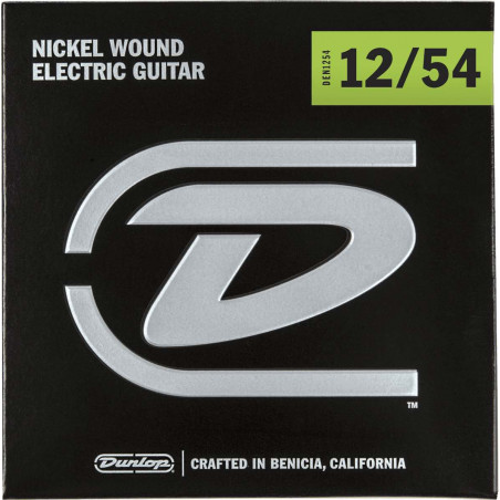 Dunlop DEN1254 - Jeu de cordes guitare électrique - 12-54