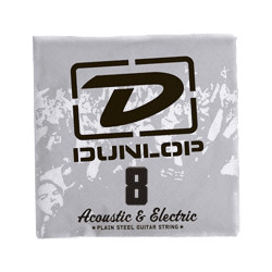 Dunlop DPS08 - Corde électrique au détail acier plein - 008