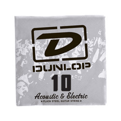 Dunlop DPS10 - Corde électrique au détail acier plein - 010