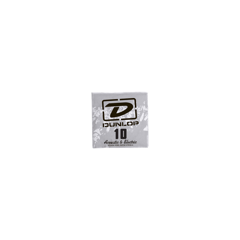 Dunlop DPS10 - Corde électrique au détail acier plein - 010