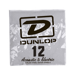 Dunlop DPS12 - Corde électrique au détail acier plein - 012