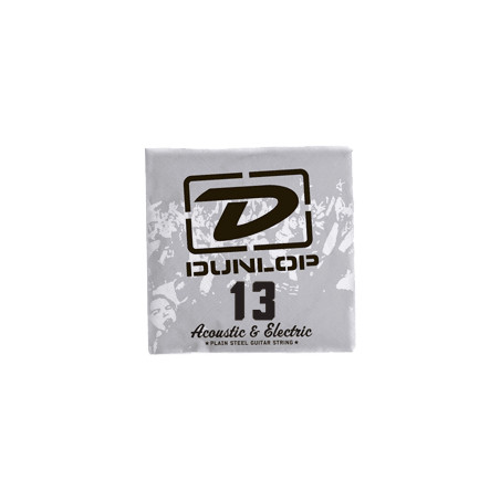 Dunlop DPS13 - Corde électrique au détail acier plein - 013