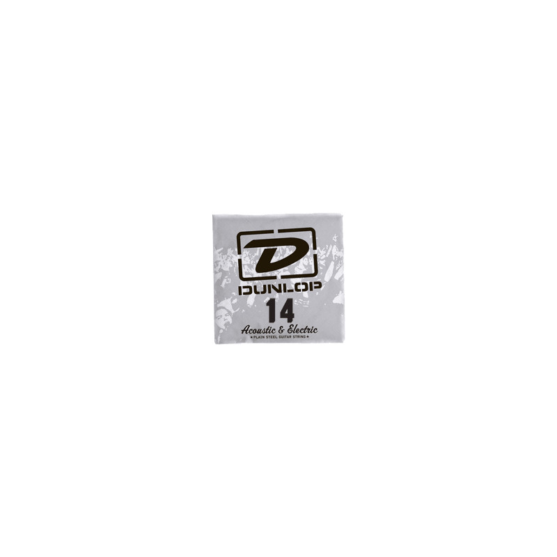 Dunlop DPS14 - Corde électrique au détail acier plein - 014