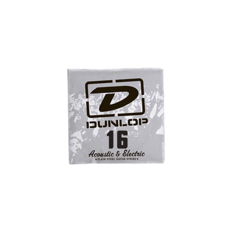 Dunlop DPS16 - Corde électrique au détail acier plein - 016