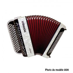 Hohner Nova II 60A - Accordéon chromatique à boutons - blanc (+ housse) (copie)