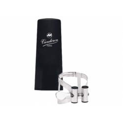 Vandoren  LC52SP - Ligature M/O argent clarinette Mib + couvre-bec plastique