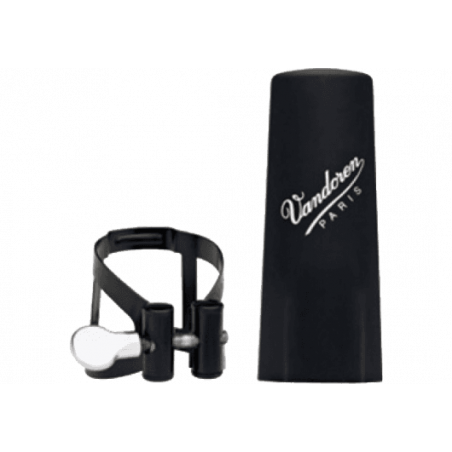 Vandoren  LC52BP - Ligature M/O noire clarinette Mib + couvre-bec plastique