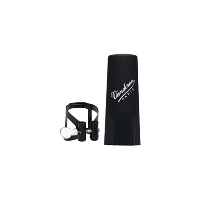 Vandoren  LC51BP - Ligature M/O noire clarinette Sib + couvre-bec plastique