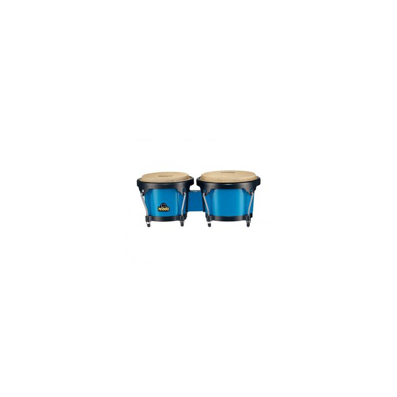 Nino NINO17BBK - Bongos nino abs 6.5/7.5" bleu-noir