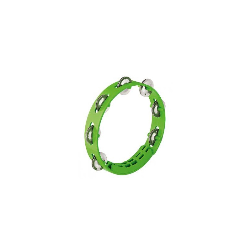 Nino NINO49GG - Tambourin nino abs 8"/1 rang vert