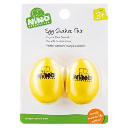 Nino NINO540Y2 - Paire oeuf-shaker nino jaune