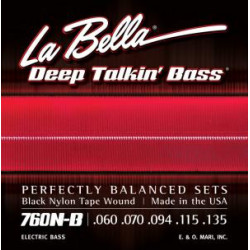 Labella 760N-B - Jeu basse la bella deep talkin bk 60-135