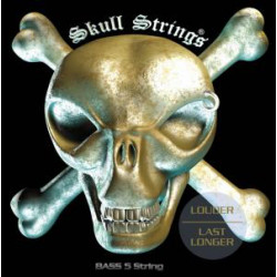 Skull Strings SKUB5 - Jeu basse 5 cordes (45-65-85-110-135), 135 avec âme exposée