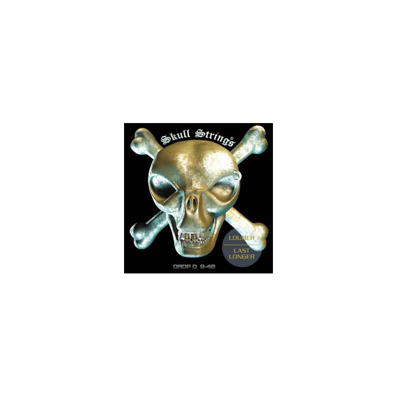 Skull Strings SKUDD948 - Jeu Drop D (9-11-16-24-32-48)