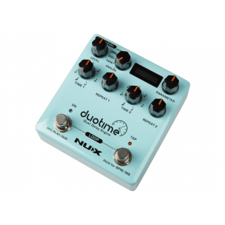 Nux  DUOTIME - Pédale de delay double & fonction looper