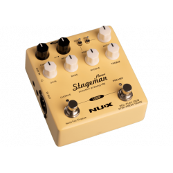 Nux  STAGEMAN-FLOOR - Préampli acoustique, sortie DI, 3 effets intégrés