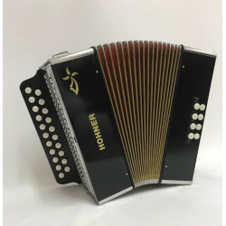 Hohner Vienna model 2915 GC noir (Sol Do) - Accordéon diatonique