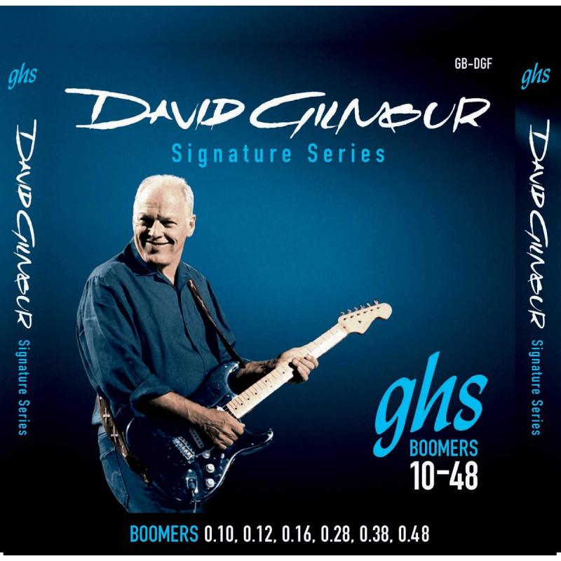GHS DGF David Gilmour Bleu - jeu guitare électrique 10-48
