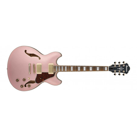 Ibanez AS73G-RGF - Guitare électrique hollow body - Rose Gold Metallic Flat