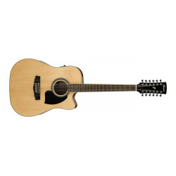 Ibanez PF1512ECE-NT - Guitare électro-acoustique 12 cordes - Natural High Gloss