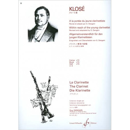 A La Portee Du Jeune Clarinettiste Volume 3 - Klose