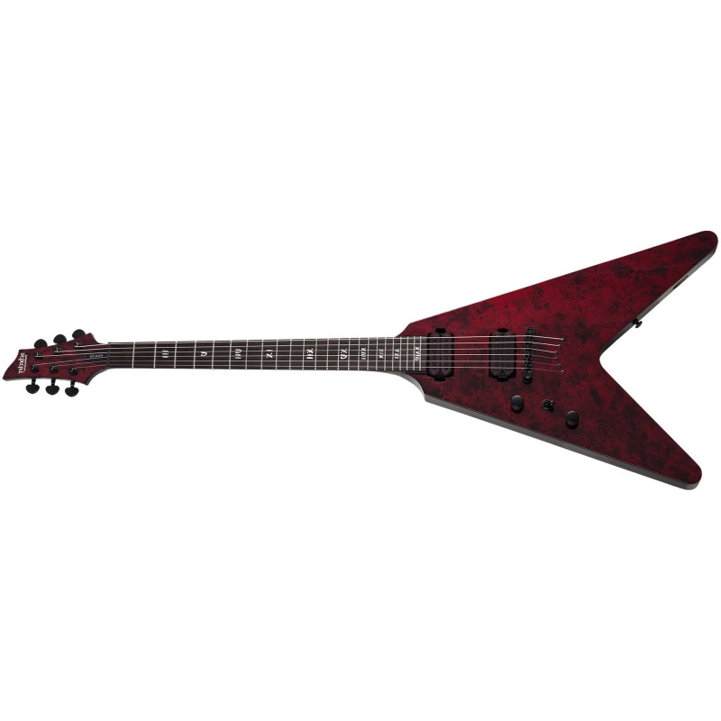 Schecter APOCALYPSE V-1 LH - Guitare électrique gaucher - Red Reign