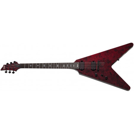 Schecter APOCALYPSE V-1 LH - Guitare électrique gaucher - Red Reign