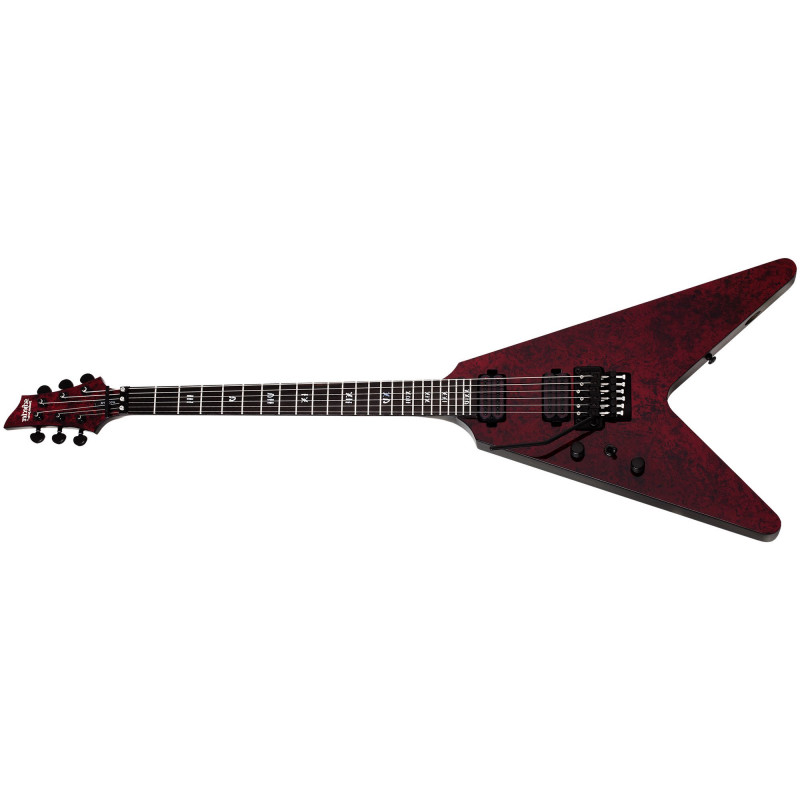 Schecter APOCALYPSE V-1 FR LH - Guitare électrique gaucher - Red Reign