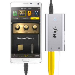 iRig UA - Interface numérique guitare/basse pour appareils Android