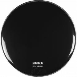 Code Drumheads EBLR20 - Peau de résonance Enigma grosse caisse - 20" Black