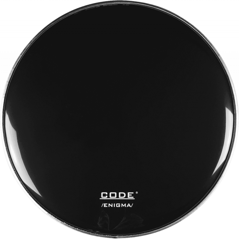 Code Drumheads EBLR20 - Peau de résonance Enigma grosse caisse - 20" Black