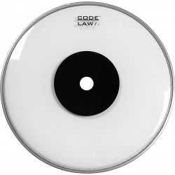 Code Drumheads LAWCL08 - Peau de frappe Law transparente - 8"