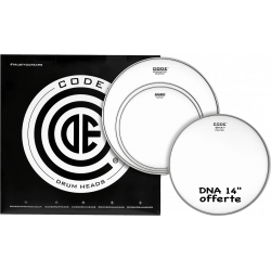 Code Drumheads TPGENCTDS - Pack peaux 12" 13" 16"  Generator sablées Standard + DNA sablée 14"