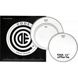 Code Drumheads TPSIGCTDS - Pack peaux 12" 13" 16" Signal sablées Standard + DNA sablée 14"