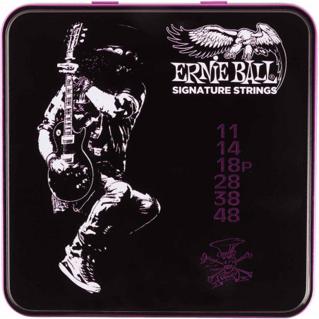 Ernie Ball 3820 - Pack de 3 jeux de cordes guitare électrique signature Slash - 11-48