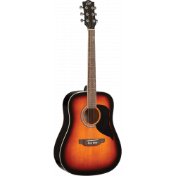 Eko RANGER6-BWN - Guitare acoustique Ranger 6 - Brown Sunburst