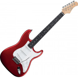 Eko S300RED - Guitare électrique série Starter - Chrome Red