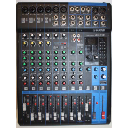 Yamaha MG12XU - Table de mixage analogique 12 entrées + effets - occasion