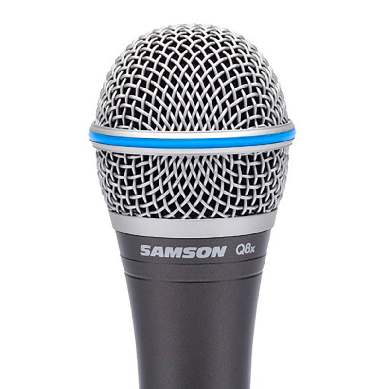 Samson Q8x - Microphone dynamique supercardioïde (+ étui)