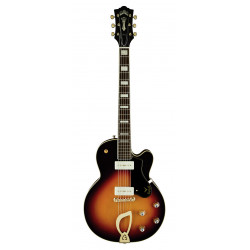 Guild M-75 Aristocrat Antique Burst - guitare électrique (+ étui)