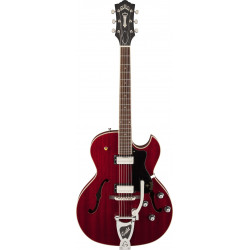 Guild Starfire III w/Bigsby Cherry - guitare électrique (+ étui)