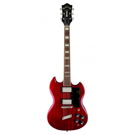 Guild S-100 Polara Cherry - guitare électrique (+ étui)