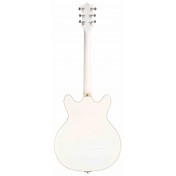 Guild Starfire V blanche avec vibrato  - guitare électrique (+ étui)