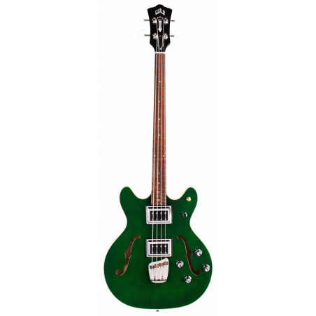 Guild Starfire Bass II Emerald Green - basse électrique (+ étui)