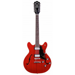 Guild Starfire IV ST 12-String - Cherry - guitare électrique 12 cordes (+ étui)