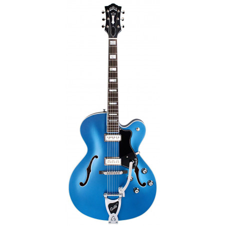 Guild X-175 Manhattan Special - Malibu Blue - guitare électrique (+ étui)