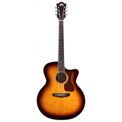 Guild F-250CE Deluxe Maple Antique Burst - guitare électro-acoustique